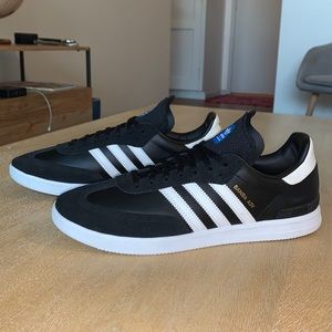 Adidas Samba ADV Skate - Men’s 9.5 - Black Suede/Leather - New